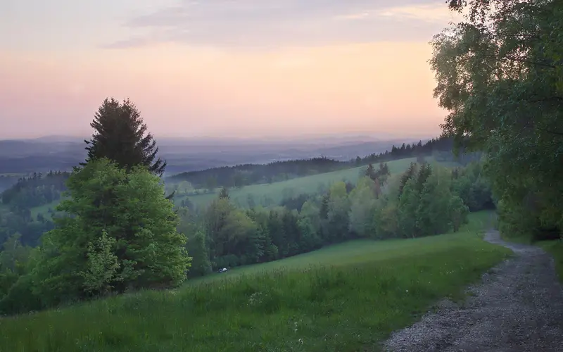 Nad Bolkovem lookout point in Krkonoše, CZ